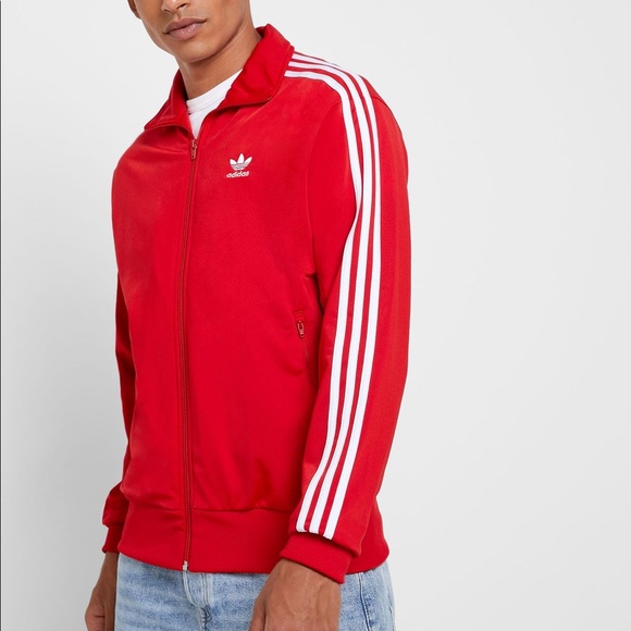 Adidas Red and Black Firebird Jacket - Picture 11 of 11